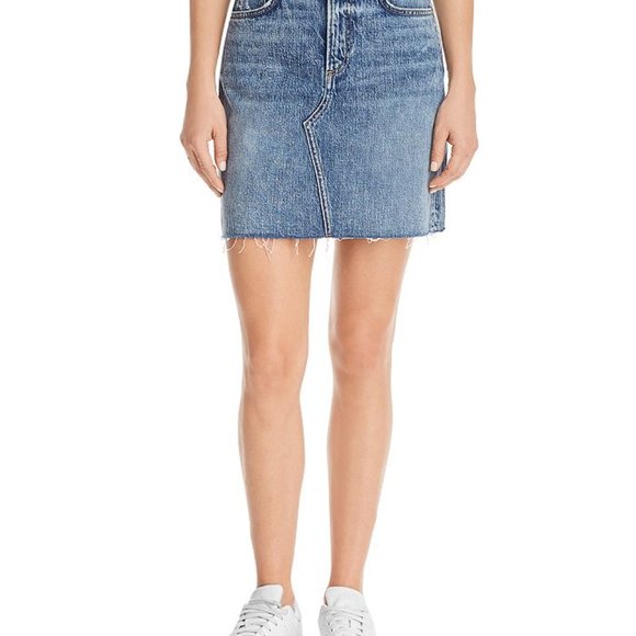 NWT Rag & Bone Hayden Denim Skirt In Ave Size 24 - Picture 11 of 11